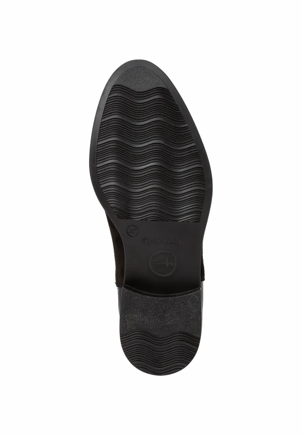 Tamaris Chelsea – Boots À Talons – Blk Sued Str 5