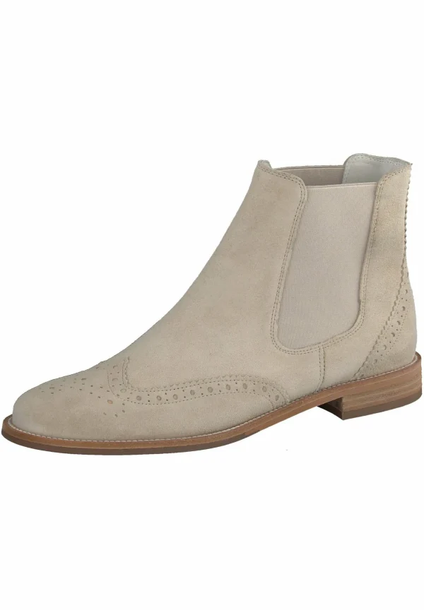 Paul Green Boots À Talons – Soft Suede Biscuit 3