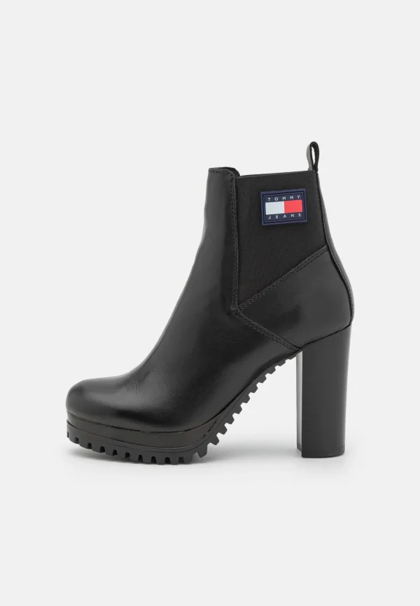 Tommy Jeans Boots À Talons – Black 3