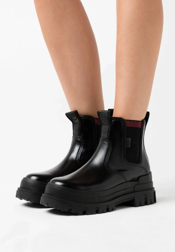 Buffalo Vegan Aspha Chelsea – Boots À Talons – Black 1