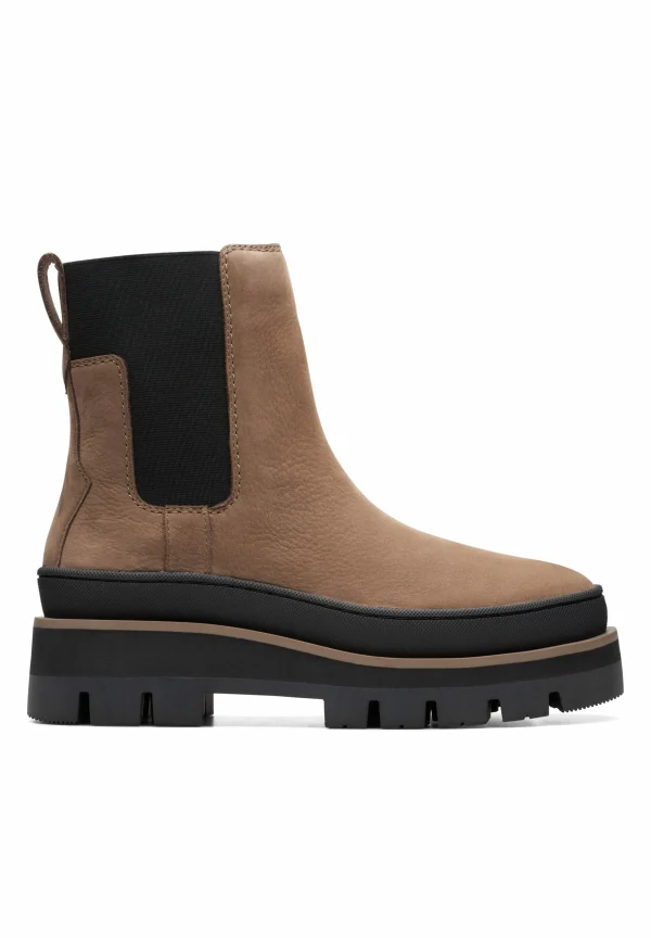 Clarks Orianna2 Top – D – Boots À Talons – Pebble Nubuck 1