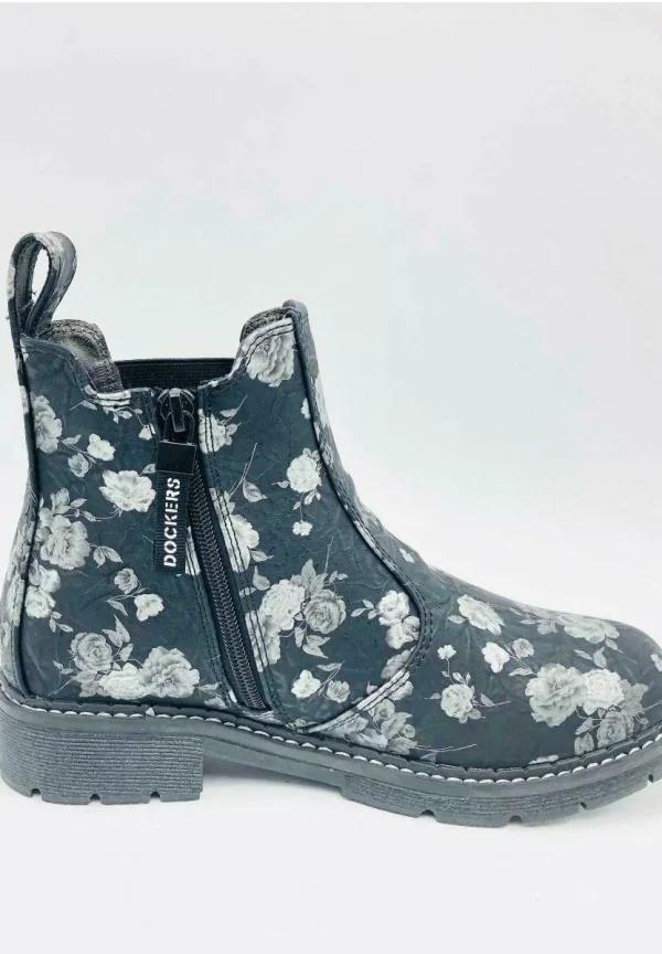 Dockers By Gerli Boots À Talons – Dark Blue 4