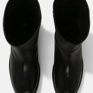 LOVE MOSCHINO Mit Label – Boots À Talons – Black Denim 8