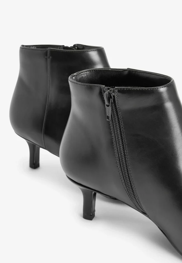 Next Forever Comfort Open Toe Kitten Heel Standard – Boots À Talons – Black 4