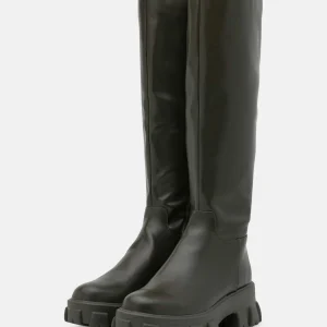 NA-KD Profile Sole Shaft Boots – Bottes À Plateau – Khaki 12