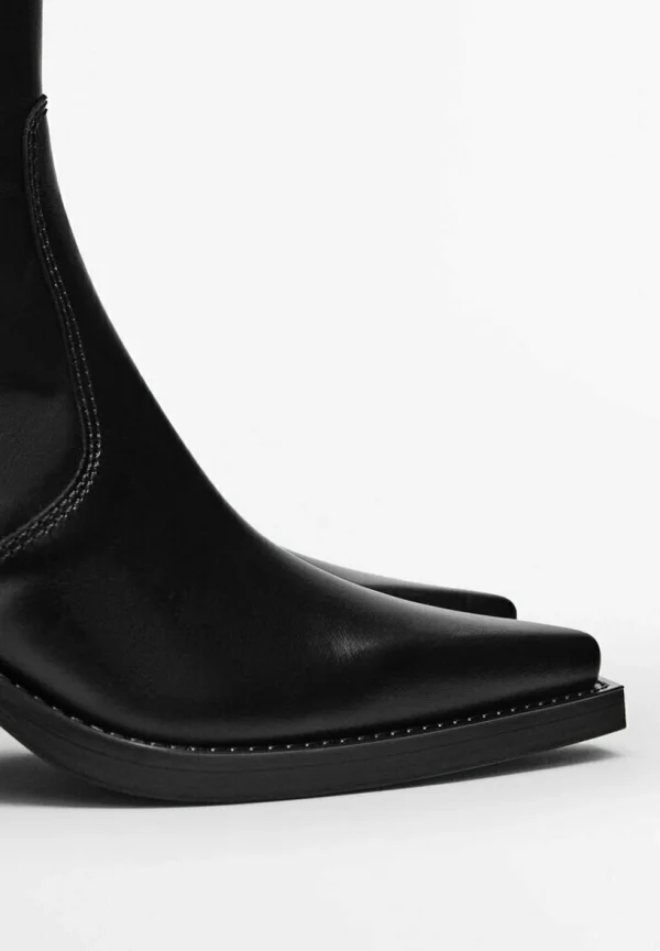 Massimo Dutti Boots À Talons – Black 7