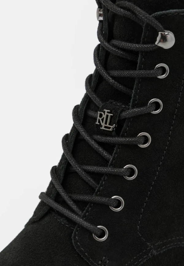 Lauren Ralph Lauren Carlee Boots – Bottines À Lacets – Black 8