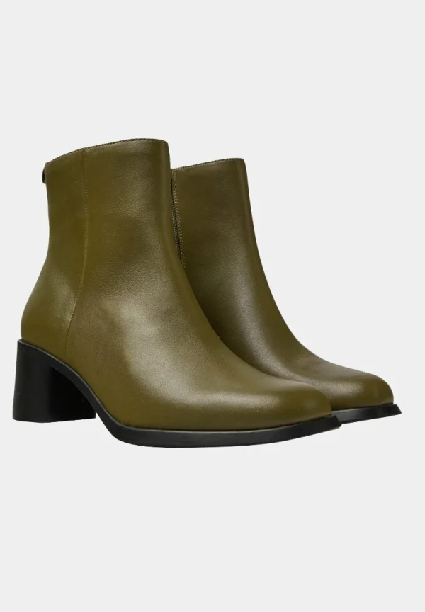 Camper Meda – Boots À Talons – Dunkelgrün 3