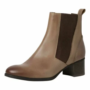 Marco Tozzi Chelsea – Boots À Talons – Taupe 10