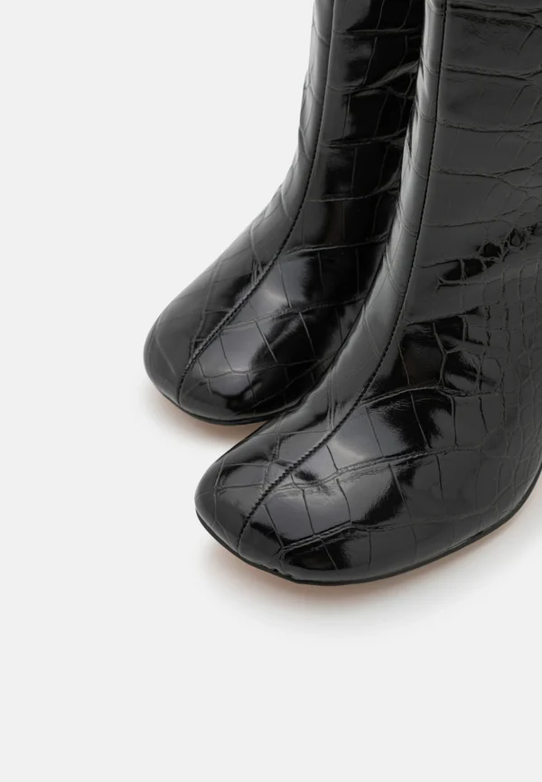 NA-KD Rounded Toe Boots – Bottes – Black 7
