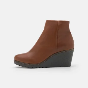 Anna Field Leather Winter Boot – Boots À Talons – Brown 10