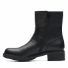 Clarks Hearth Cross – D – Boots À Talons – Black Leather 19
