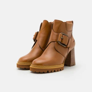 See By Chloé Willow Buckle – Boots À Talons – Light/Pastel Brown 13