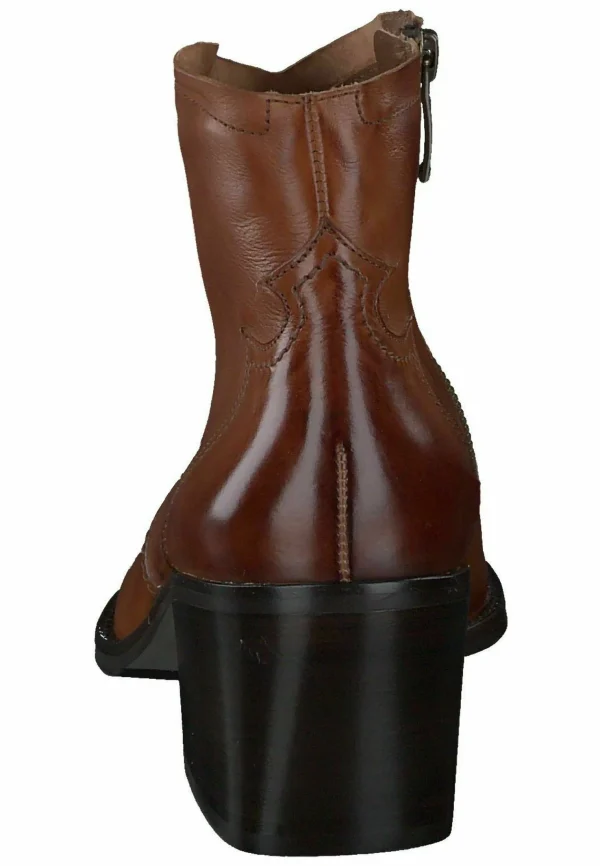 Paul Green Boots À Talons – Star Calf Cognac 5