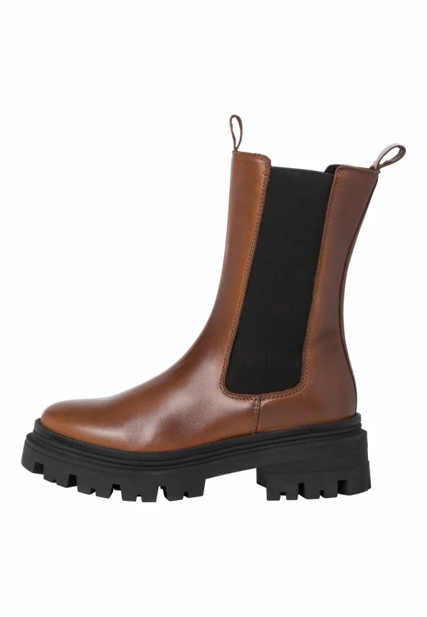 Tamaris Chelsea – Boots À Talons – Cognac Leather 3