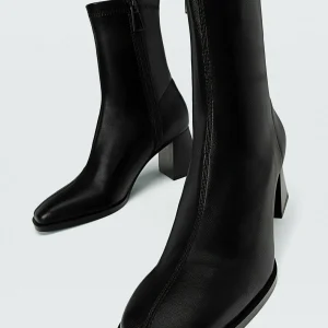 Stradivarius Mit Halbhohem Absatz – Boots À Talons – Black 14