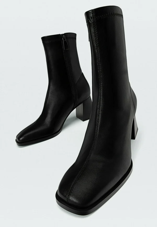 Stradivarius Mit Halbhohem Absatz – Boots À Talons – Black 5