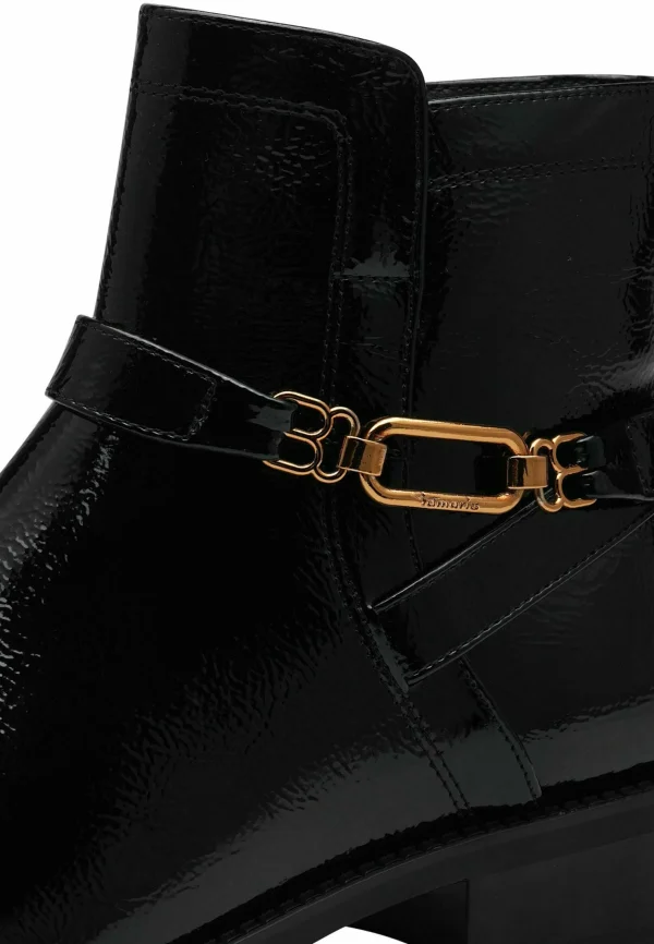 Tamaris Boots À Talons – Black Patent 7