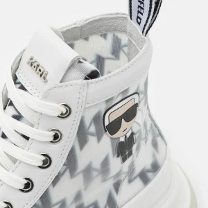 KARL LAGERFELD Luna Monogram – Boots À Talons – White 21