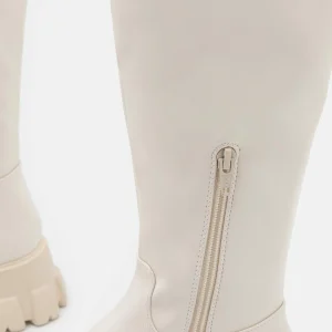 NA-KD Profile Sole Shaft Boots – Bottes À Plateau – Offwhite 18