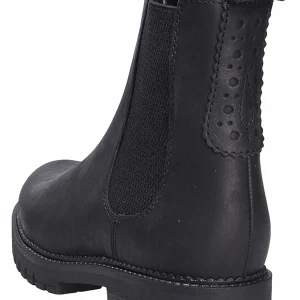 Gabor Boots À Talons – Schwarzflausch 24