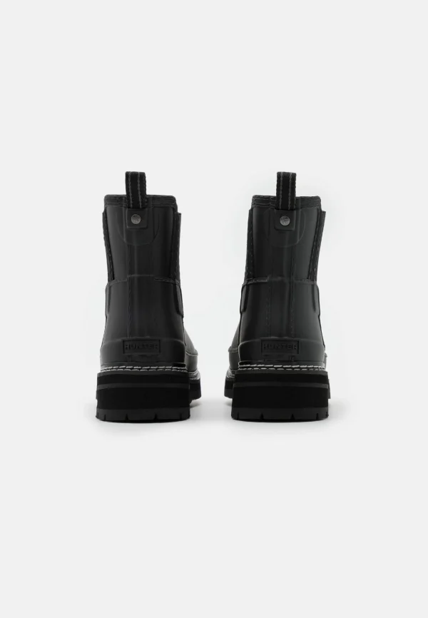 Hunter ORIGINAL Womens Refined Stitch Detail Chelsea Boots – Bottes En Caoutchouc – Black 4