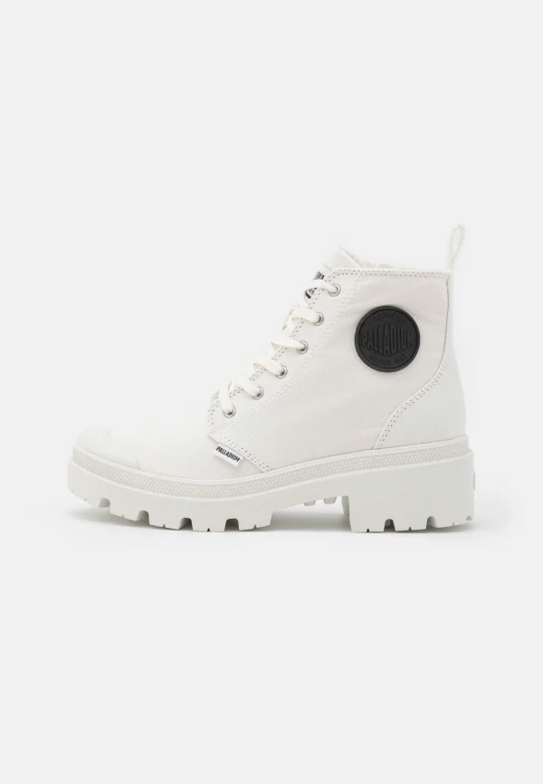 Palladium Vegan Pallabase – Boots À Talons – Star White 3