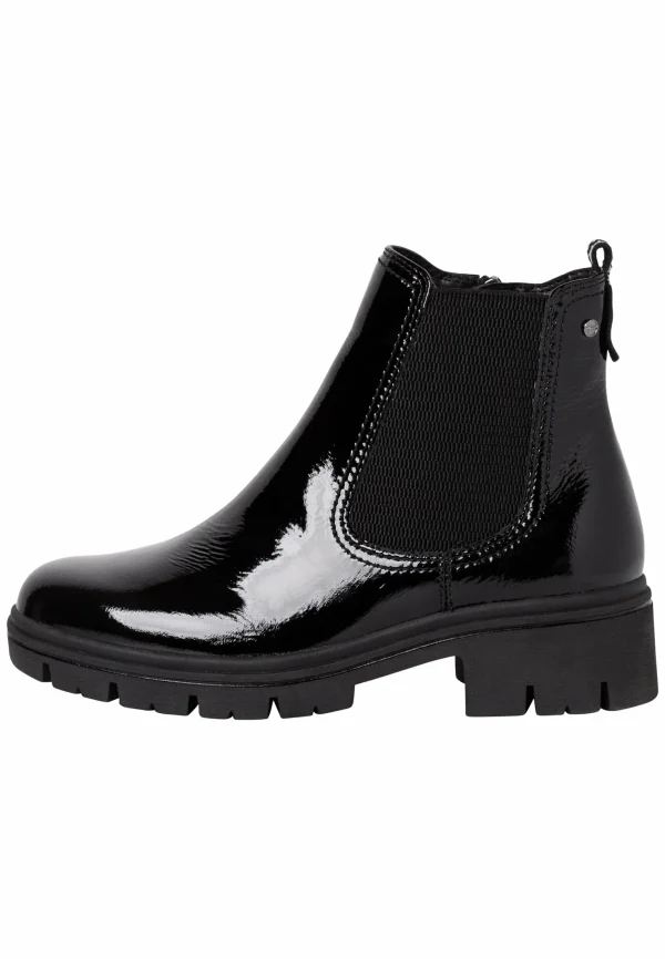 Tamaris Comfort – Boots À Talons – Black Patent 1
