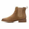 Clarks Cologne Arlo2 – Boots À Talons – Dark Sand Suede 29
