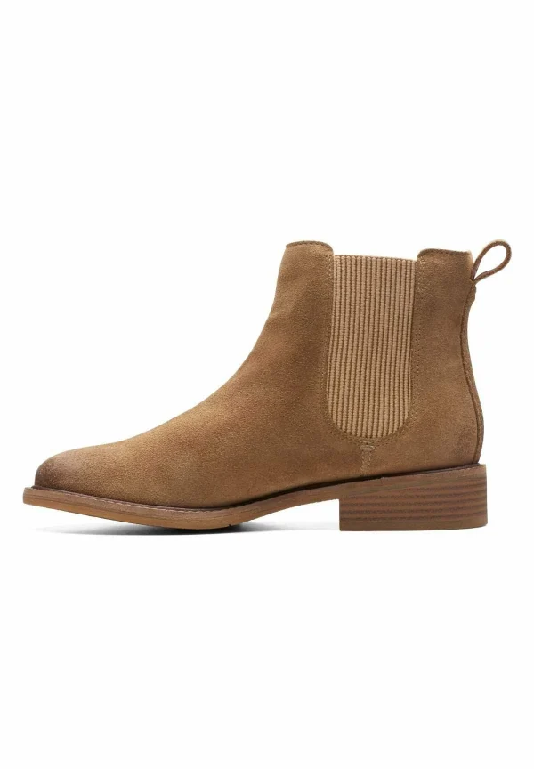 Clarks Cologne Arlo2 – Boots À Talons – Dark Sand Suede 1