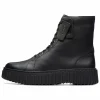 Clarks Boots À Talons – Black Leather 23