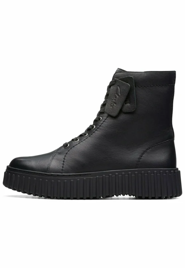 Clarks Boots À Talons – Black Leather 1