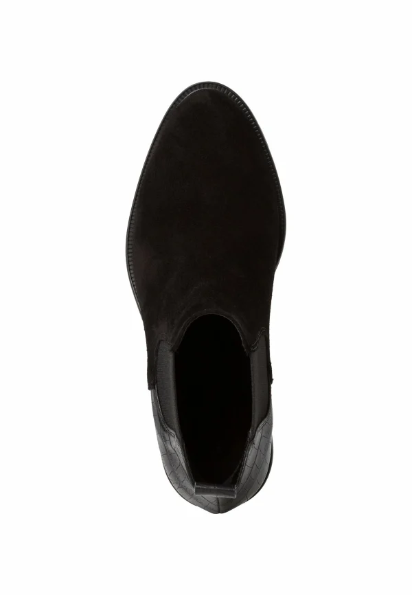 Tamaris Chelsea – Boots À Talons – Blk Sued Str 4