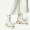Tamaris Boots À Talons – Ivory Nubuc 19