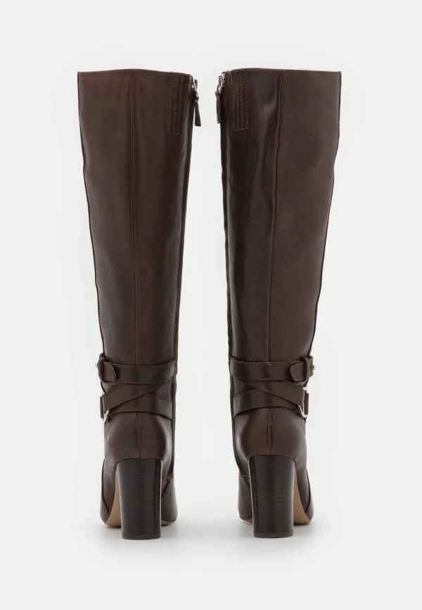 Lauren Ralph Lauren Makenna Boots Tall – Bottes À Talons Hauts – Chestnut Brown 5