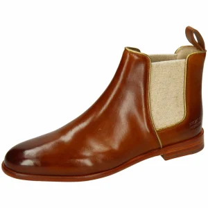 MELVIN & HAMILTON Susan 70 Vegas Lion Binding Metallic – Boots À Talons – Hellbraun 8
