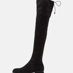NA-KD Flat Boots – Cuissardes – Black 10