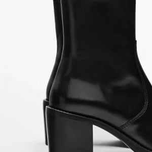 Massimo Dutti Boots À Talons – Black 16