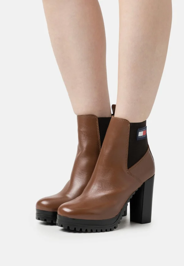 Tommy Jeans Boots À Talons – Winter Cognac 1