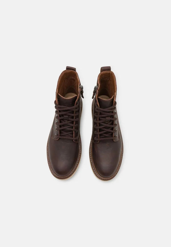Clarks Oriannaw Lace – Boots À Talons – Dark Brown 6
