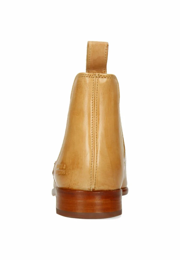 MELVIN & HAMILTON Jessy Mexico Marine Elastic Lino – Boots À Talons – Hellbraun 5