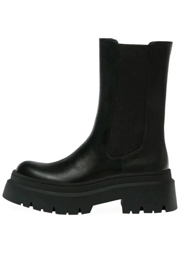 PULL & BEAR Boots À Talons – Black 3