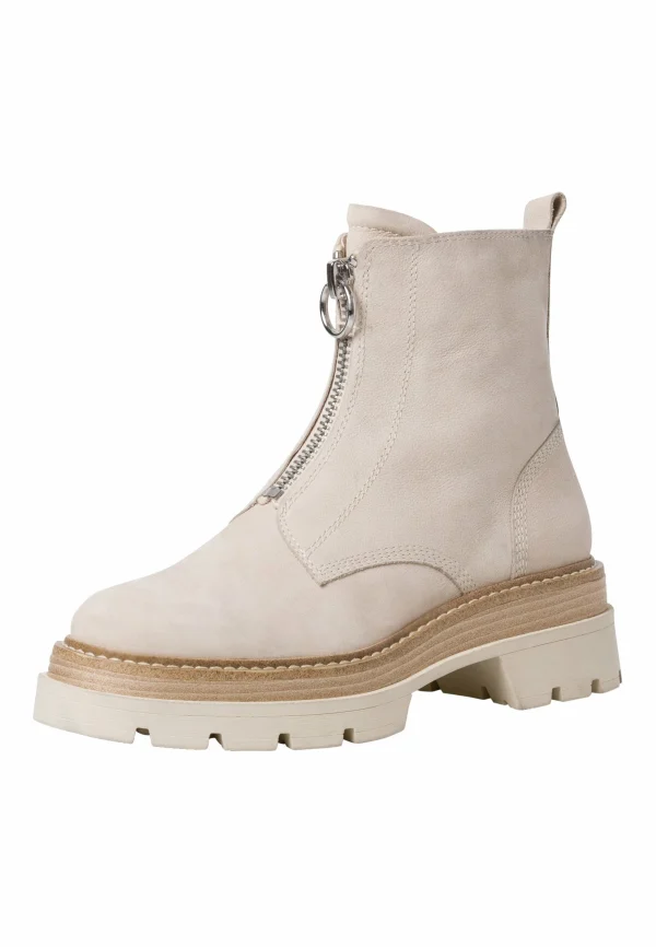 Tamaris Boots À Talons – Ivory Nubuc 4
