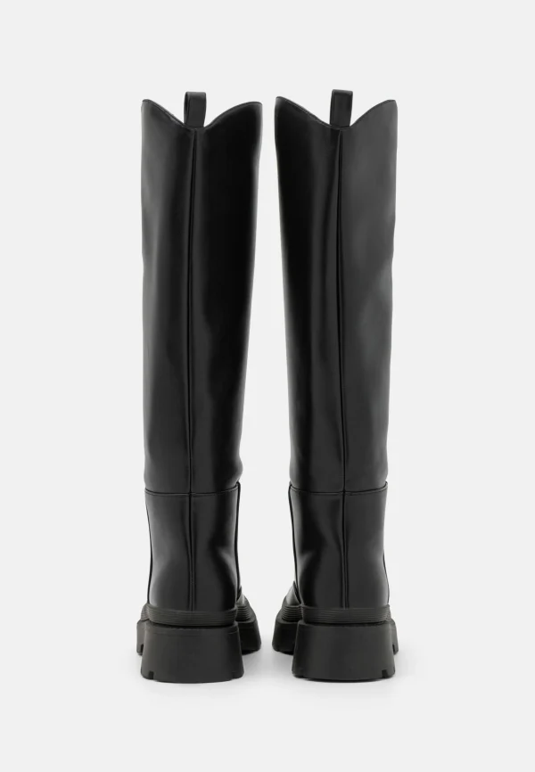 NA-KD Wide Rounded Shaft Boots – Bottes – Black 5
