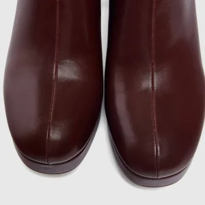 PULL & BEAR Boots À Talons – Dark Red 13