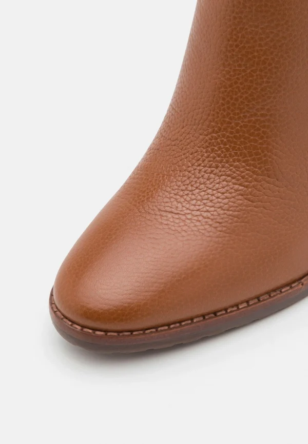 Lauren Ralph Lauren Mylah-Boots-Bootie – Bottines À Talons Hauts – Deep Saddle Tan 8