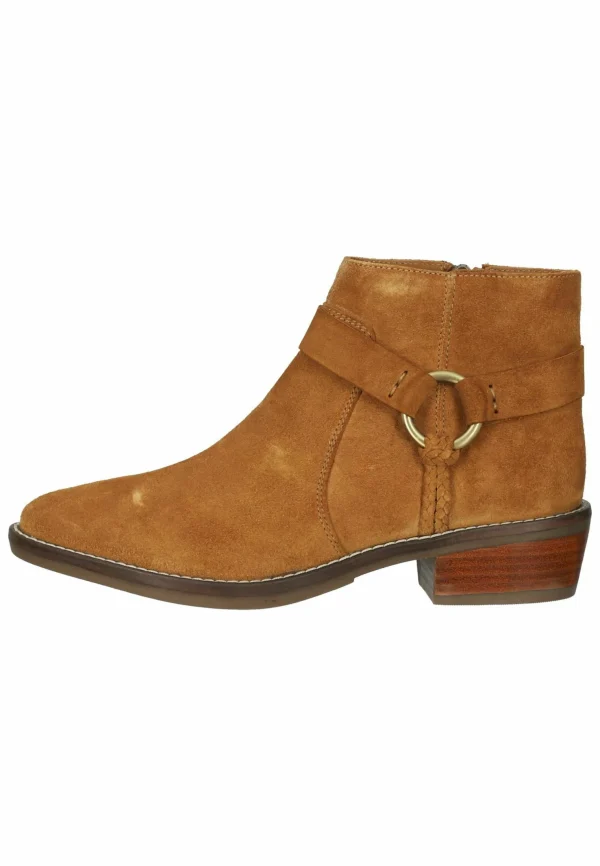 Geox Boots À Talons – Cognac 1