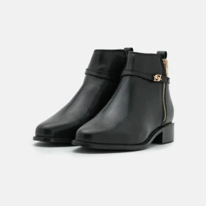 Dune London Wide Fit Pap – Boots À Talons – Black 12