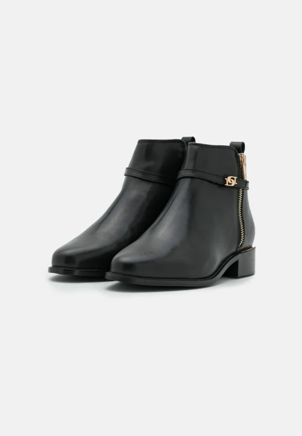 Dune London Wide Fit Pap – Boots À Talons – Black 4