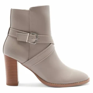 Next Forever Comfort Buckle Detail Standard – Boots À Talons – Grey 9